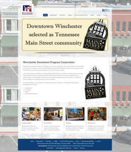 Winchester Downtown Program Corporation Website